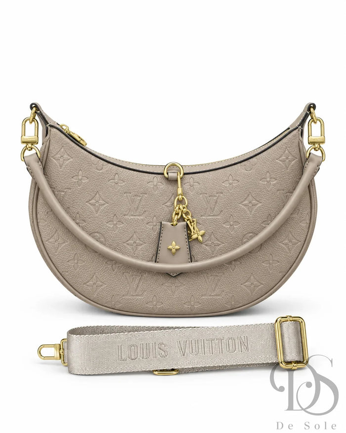Lv Monogram Half-Moon Crossbody