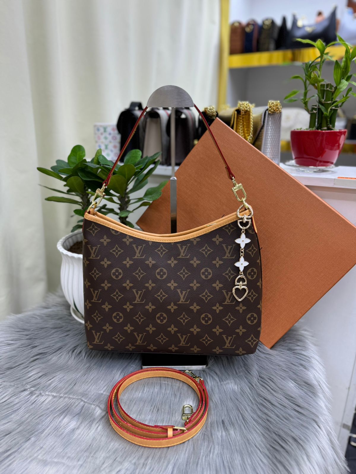 Louis Vuitton Monogram Shoulder Bag – Classic Brown