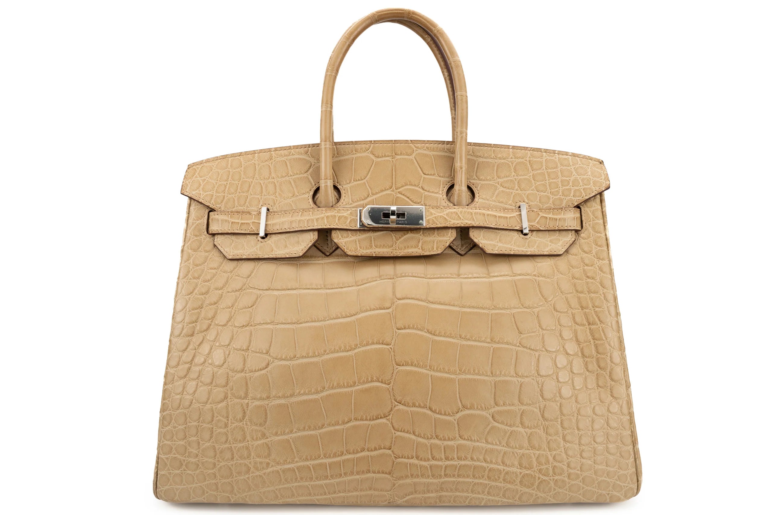 HÉR Birkin Crocodile-Embossed Handbag