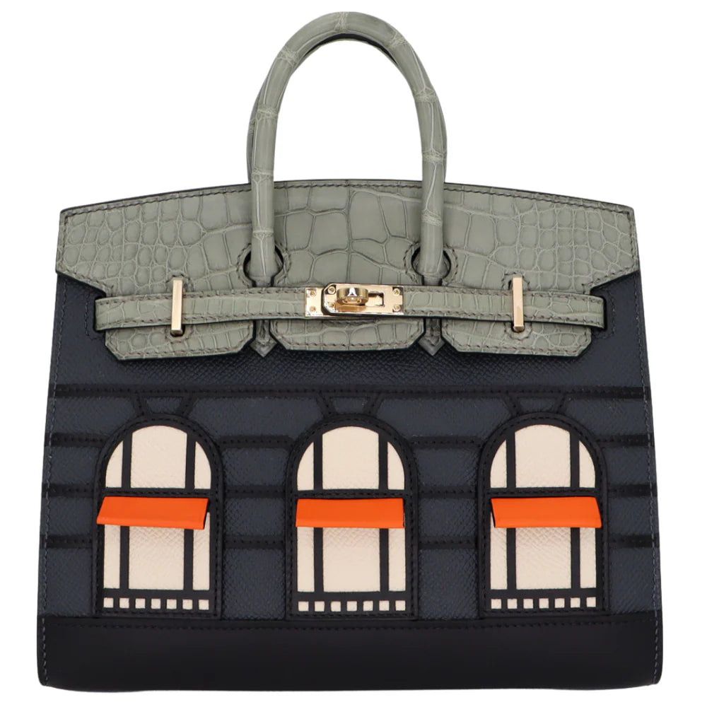 HÉR Limited Edition Window Design Leather Handbag