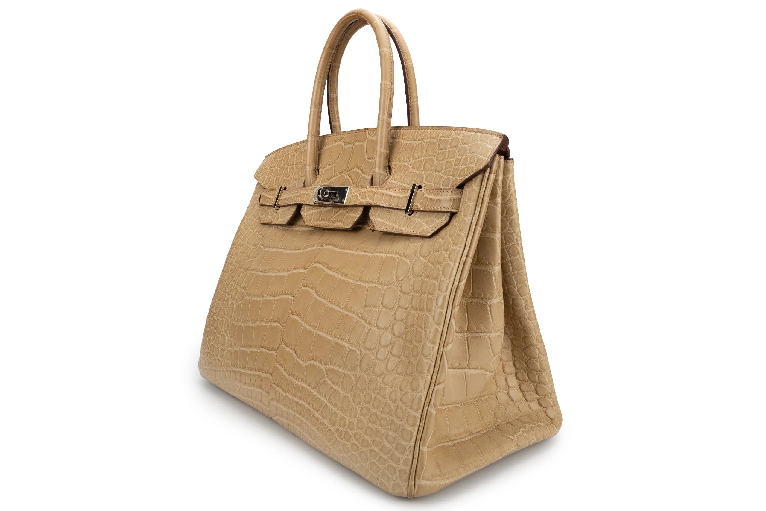 HÉR Birkin Crocodile-Embossed Handbag