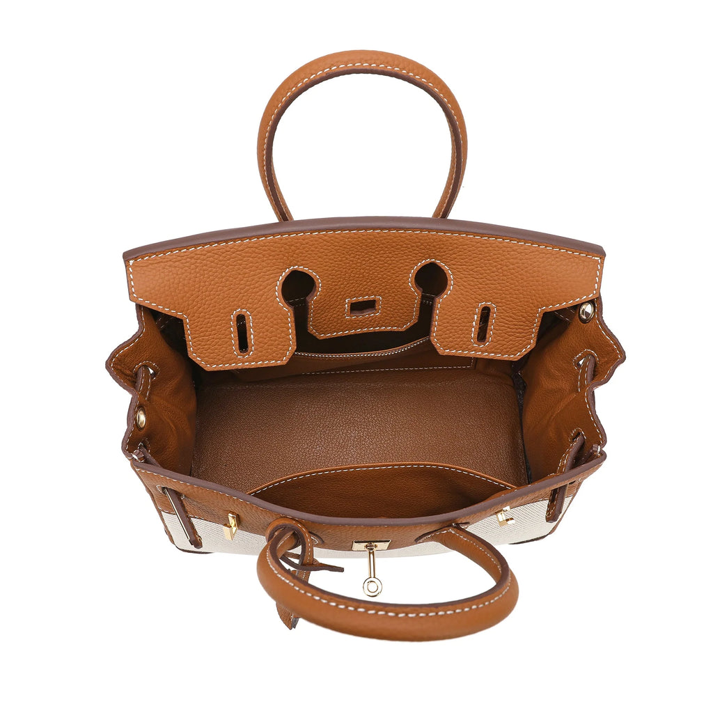 HER Birkin Two-Tone Top Handle Bag