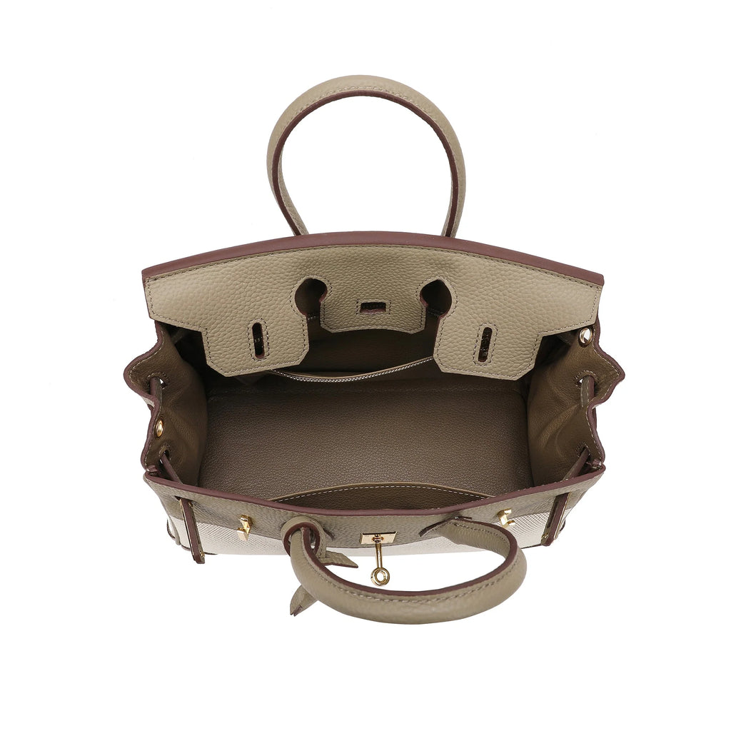 HER Birkin Two-Tone Top Handle Bag