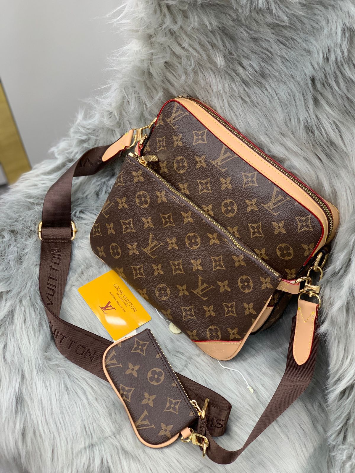 Louis Vuitton Monogram Multi Pochette Laptop Crossbody