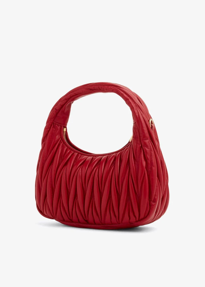miu mu wander matelassé mini hobo bag
