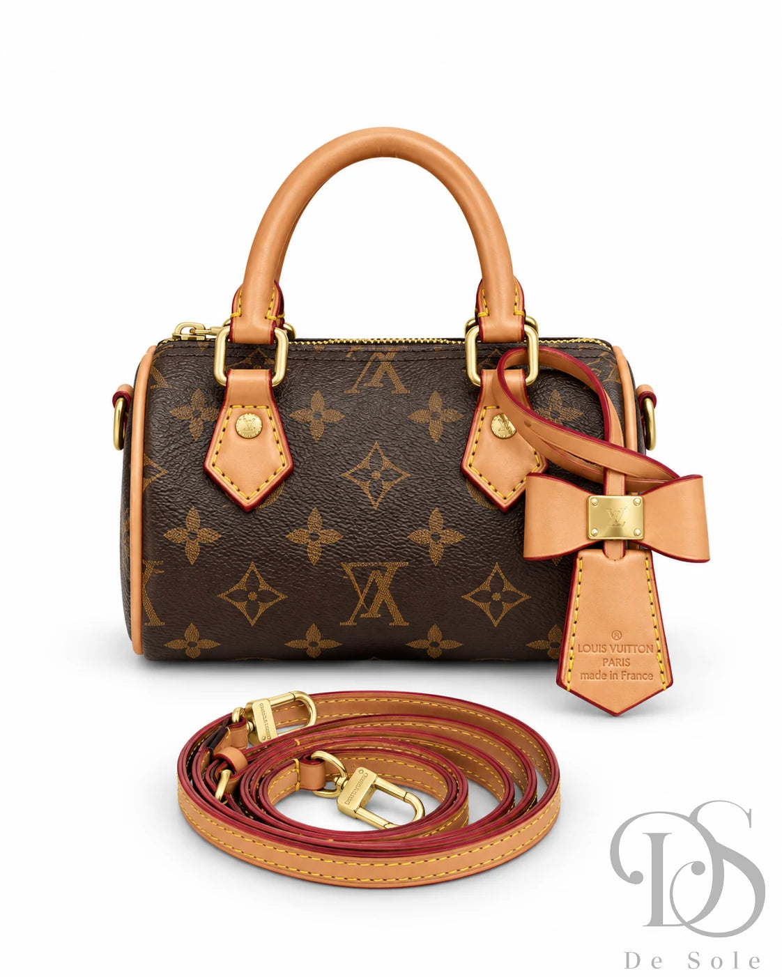 Lv – Monogram Nano Speedy Bag (Bow Detail)