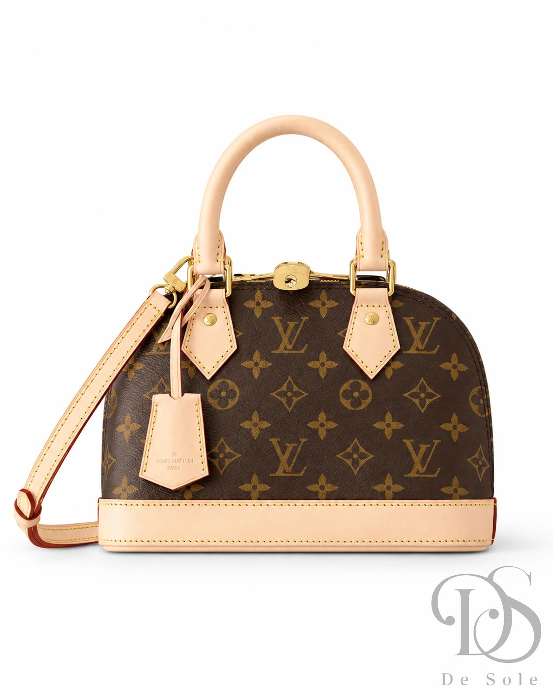 Lv Alma BB Monogram – Classic Vachetta Leather Trim