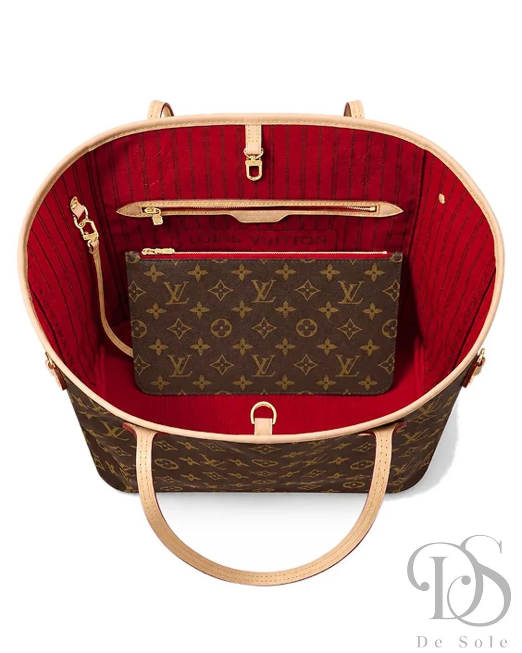 Lv Monogram Neverfull Classic Tote Bag