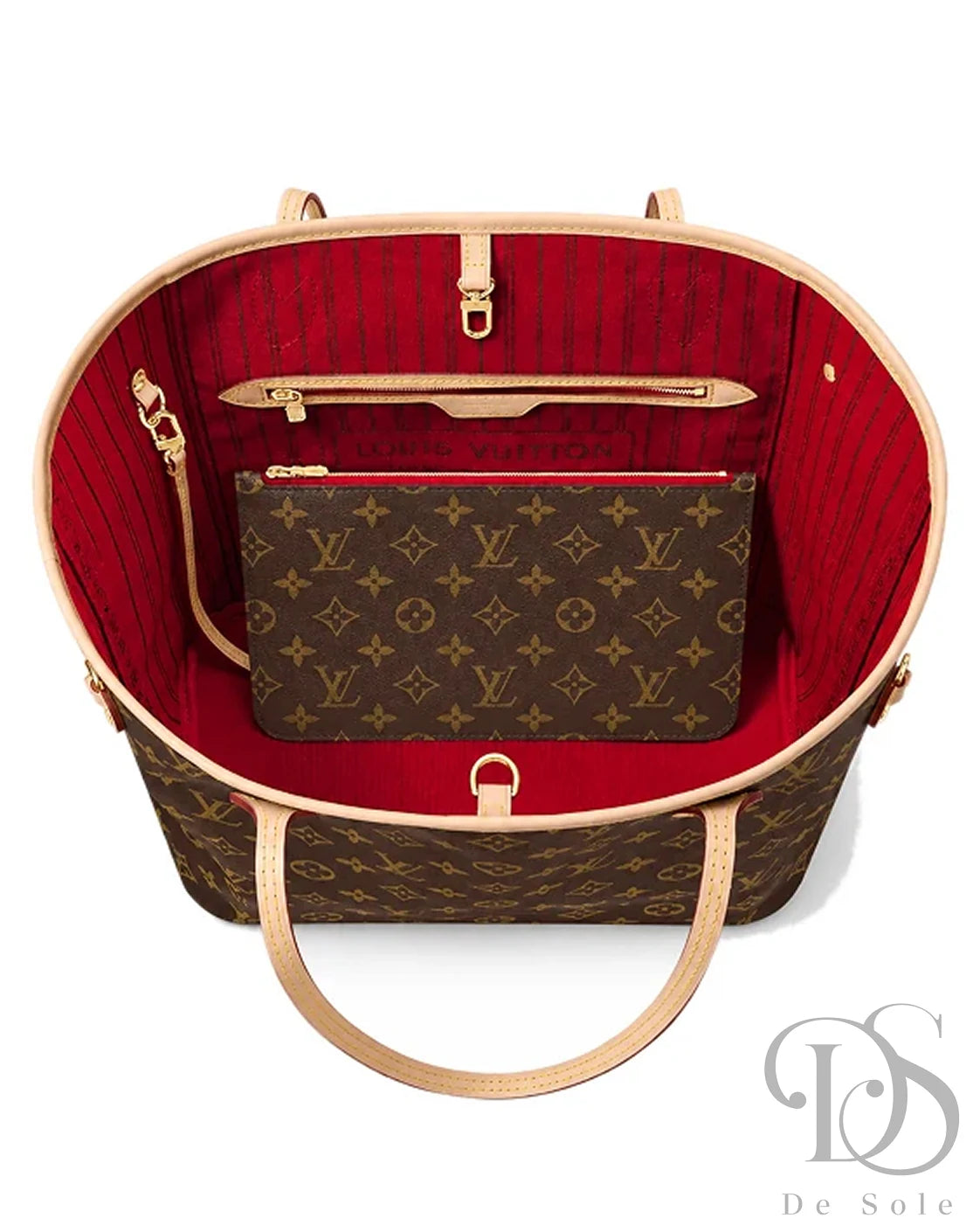 Lv Monogram Neverfull Classic Tote Bag