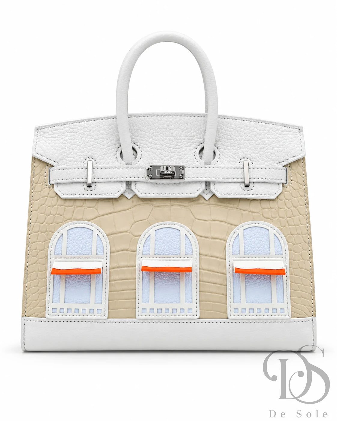 HÉR Limited Edition Window Design Leather Handbag