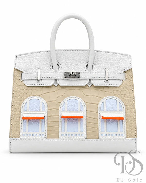 HÉR Limited Edition Window Design Leather Handbag