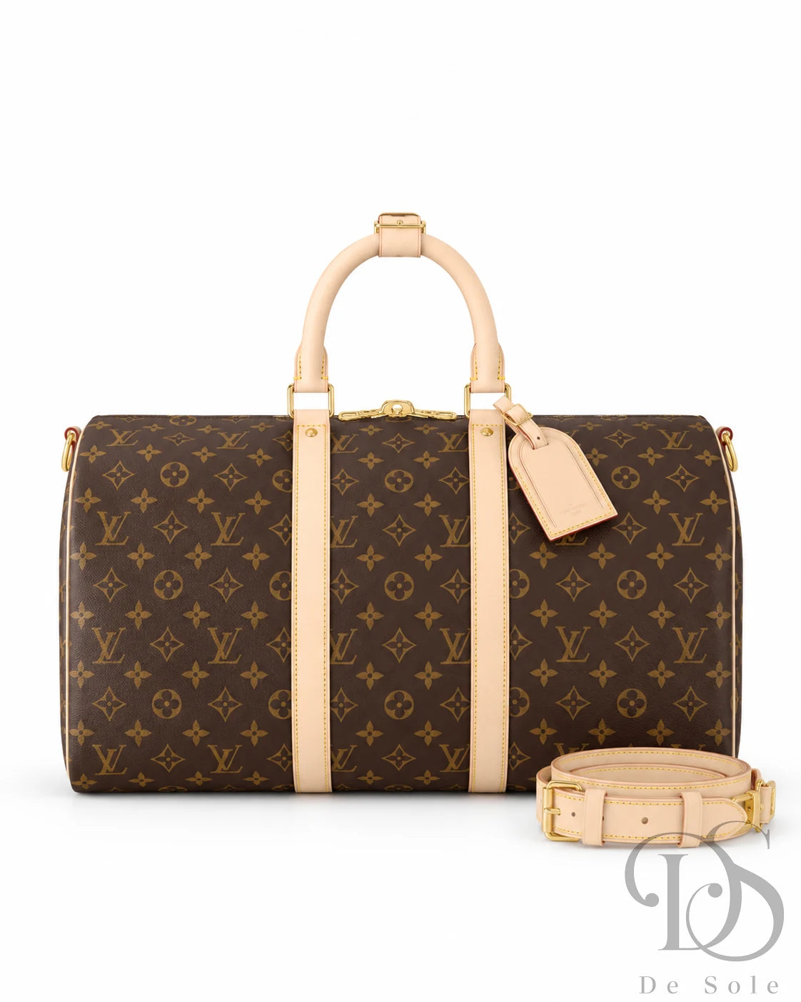 Lv Keepall Bandoulière Monogram Canvas Duffle Bag