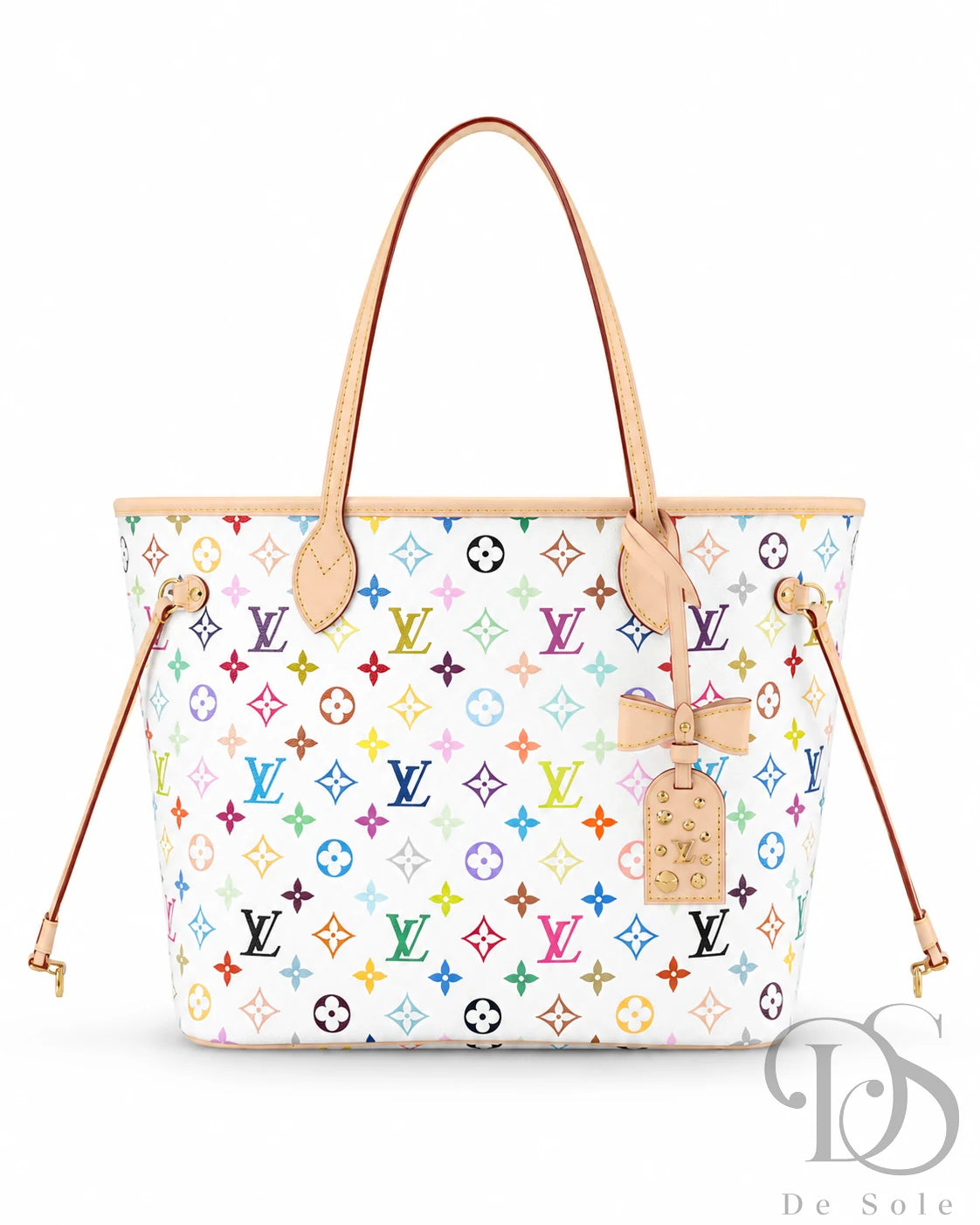Lv Multicolor Monogram Floral Neverfull