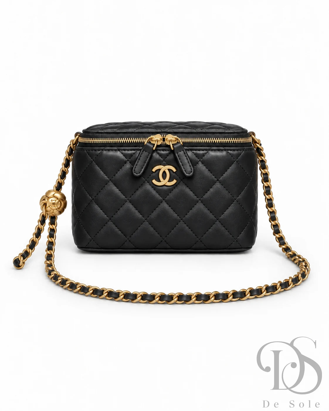Chnl – Mini Quilted Crossbody Camera Bag