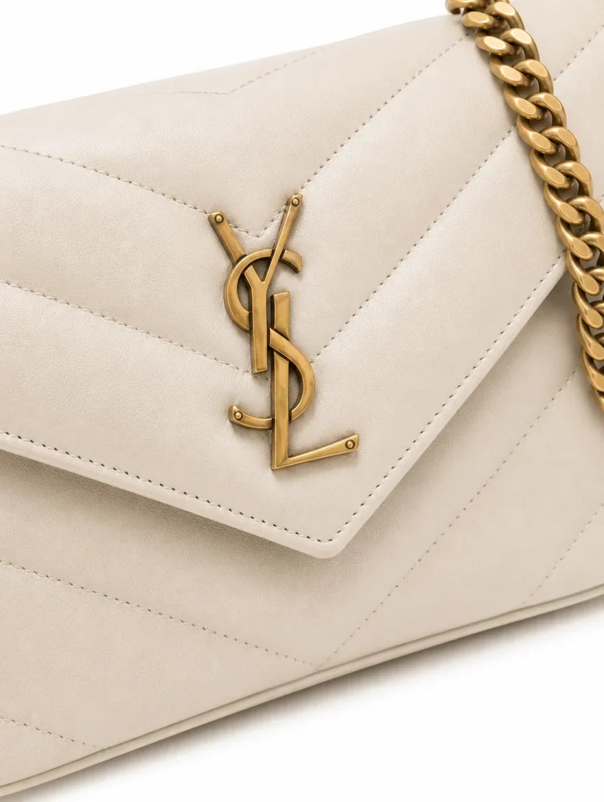 YSL Quilted Crossbody Bag - side