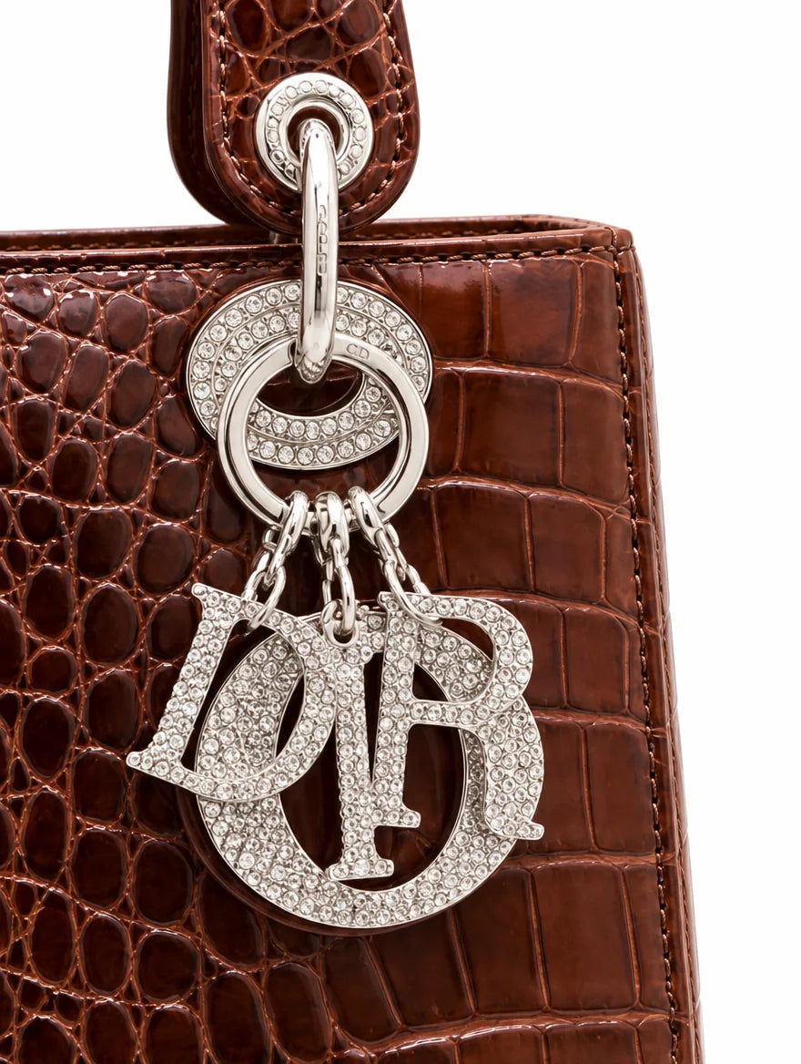 Luxe Croc Lady Bag – Royal Edition - side