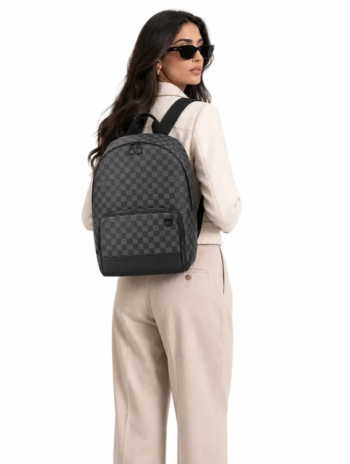 Lv Damier Canvas Backpack - model