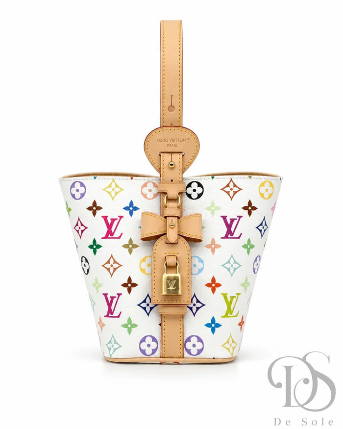 Lv – Multicolor Noé Bucket (White Multicolor Monogram)