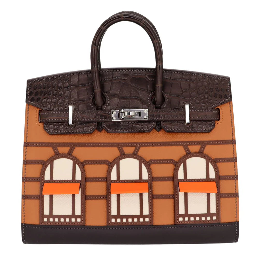HÉR Limited Edition Window Design Leather Handbag