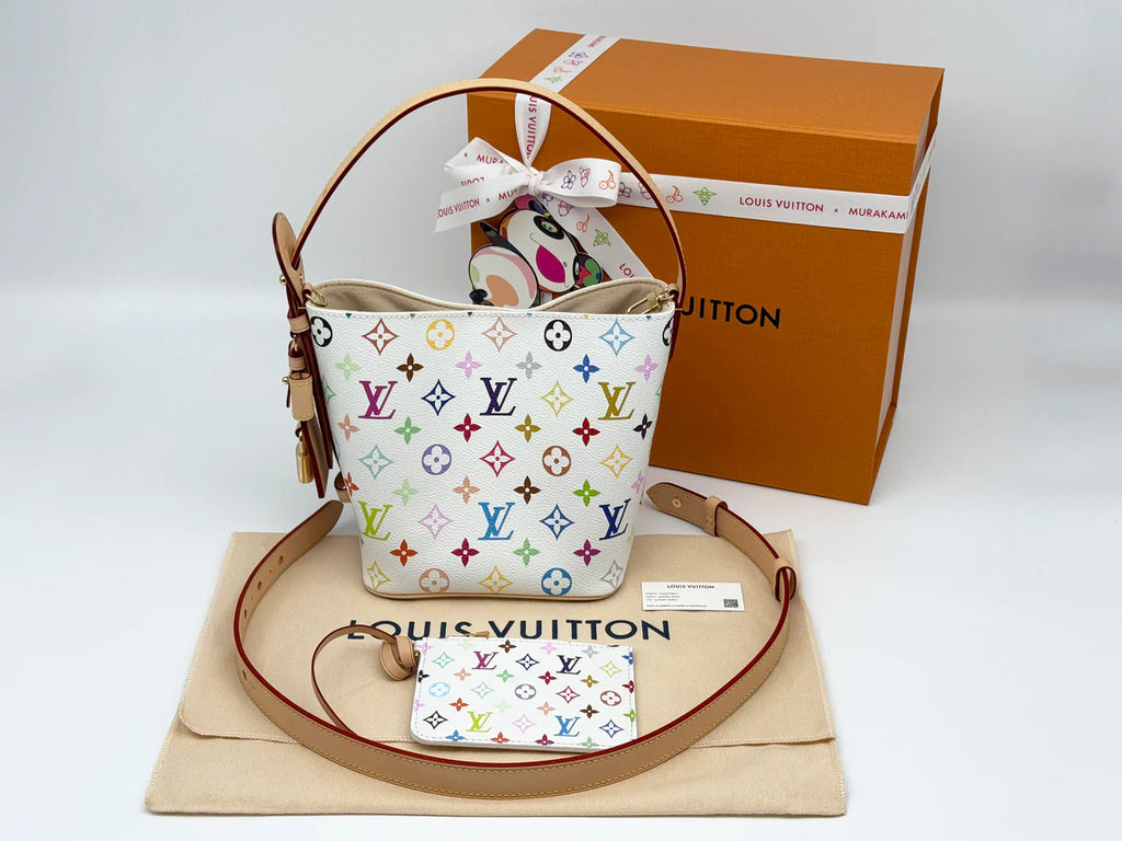 Lv – Multicolor Noé Bucket (White Multicolor Monogram)