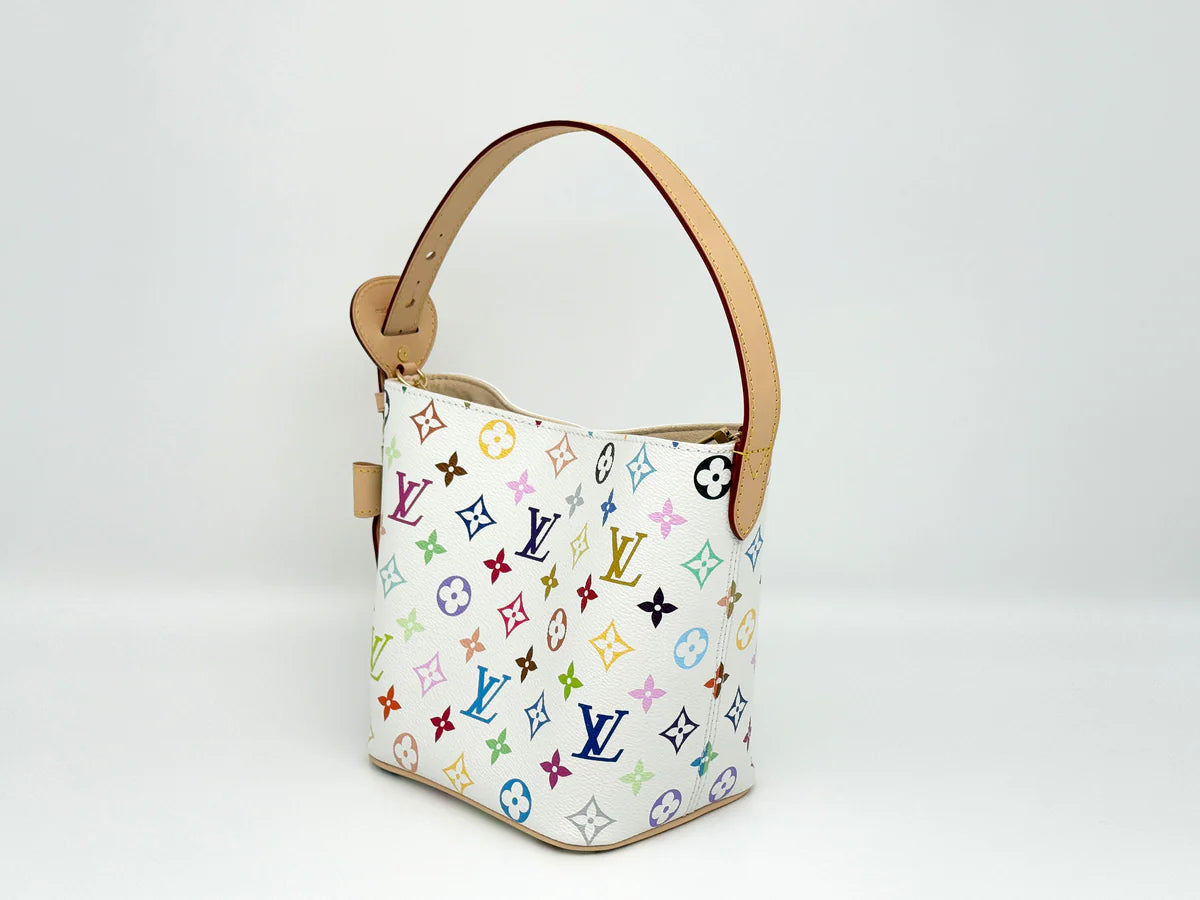 Lv – Multicolor Noé Bucket (White Multicolor Monogram)