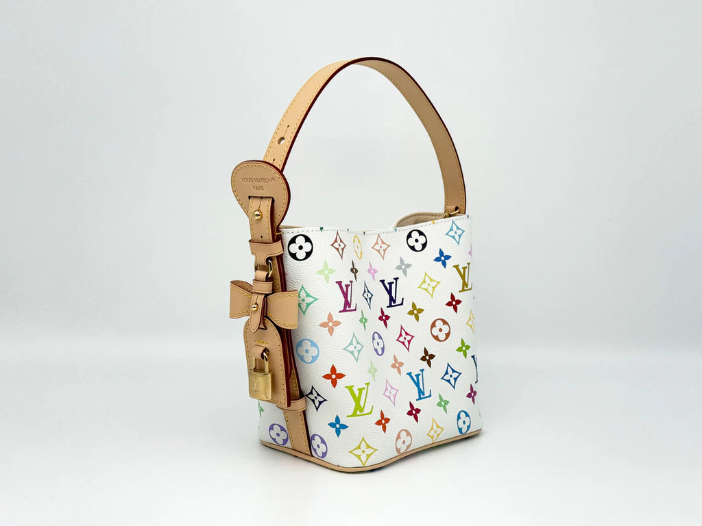Lv – Multicolor Noé Bucket (White Multicolor Monogram)