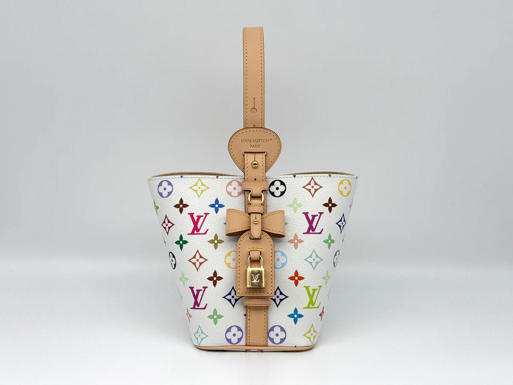Lv – Multicolor Noé Bucket (White Multicolor Monogram)