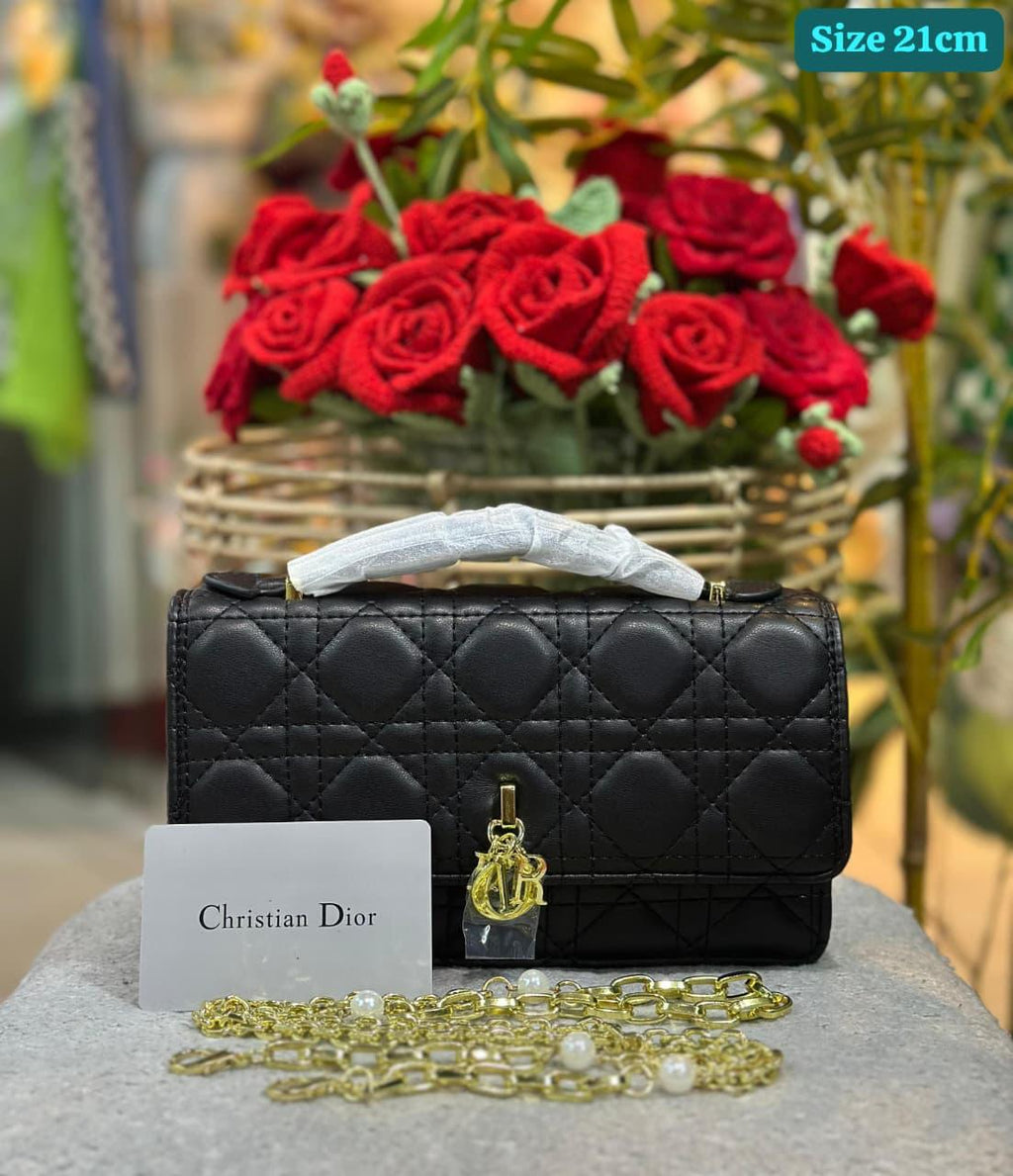 Luxe Mini Quilted Charm Bag – Elegant Edition