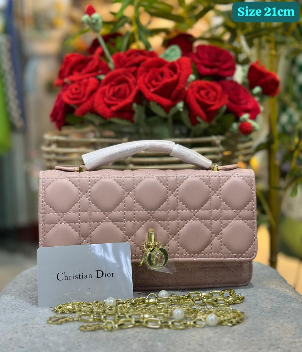 Luxe Mini Quilted Charm Bag – Elegant Edition
