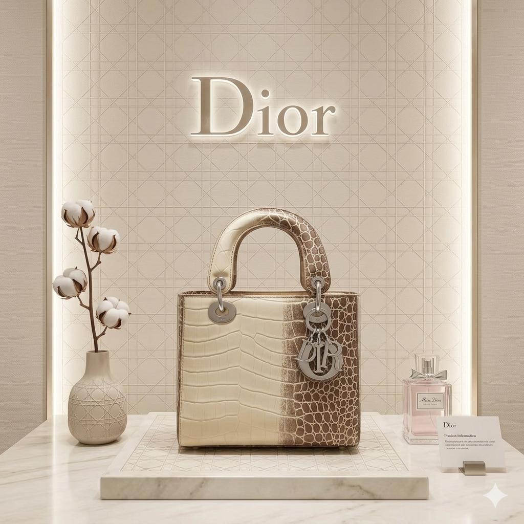 Luxe Croc Lady Bag – Royal Edition