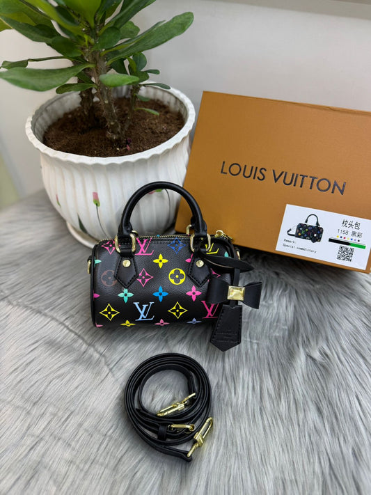 Louis Vuitton – Mini Speedy Multicolour Monogram (Black)