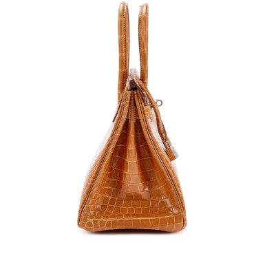 HÉR Birkin Crocodile-Embossed Handbag