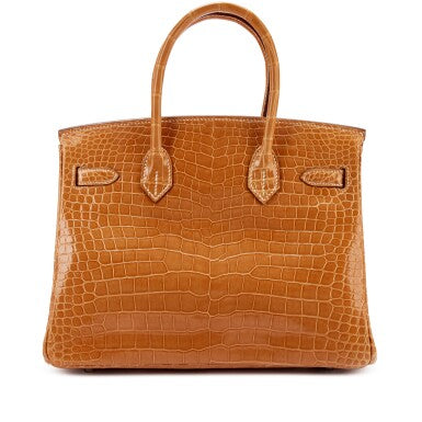 HÉR Birkin Crocodile-Embossed Handbag