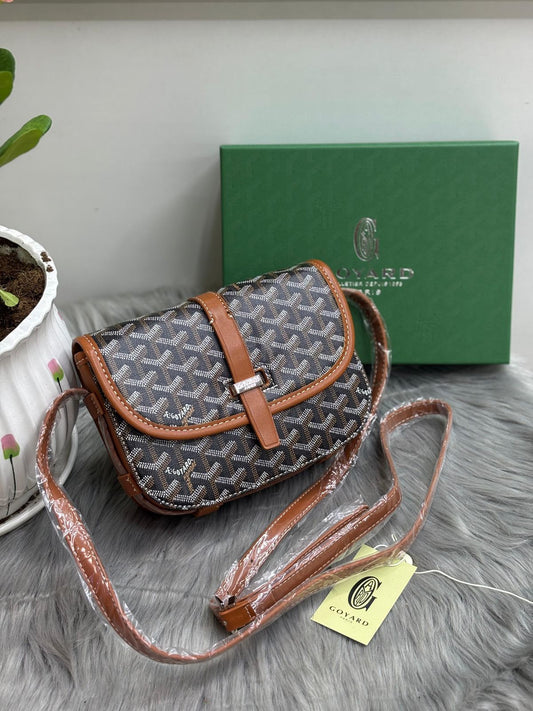 Goyard – Belvédère PM (Grey/Tan)