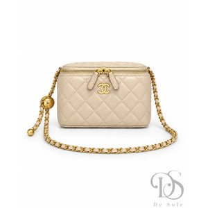 Chnl – Mini Quilted Crossbody Camera Bag