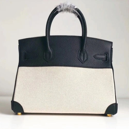 HER Birkin Two-Tone Top Handle Bag