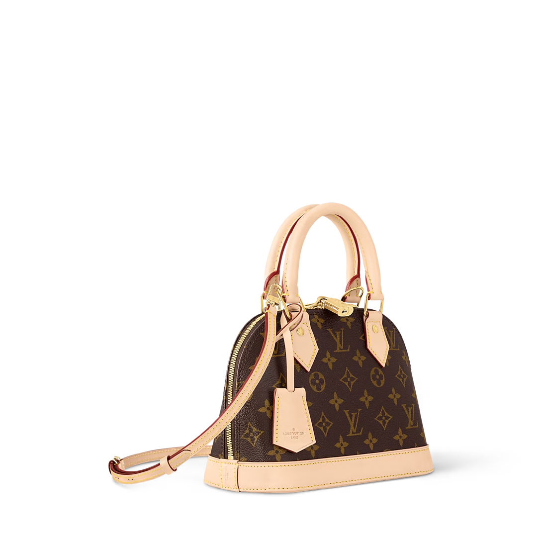 Lv Alma BB Monogram – Classic Vachetta Leather Trim