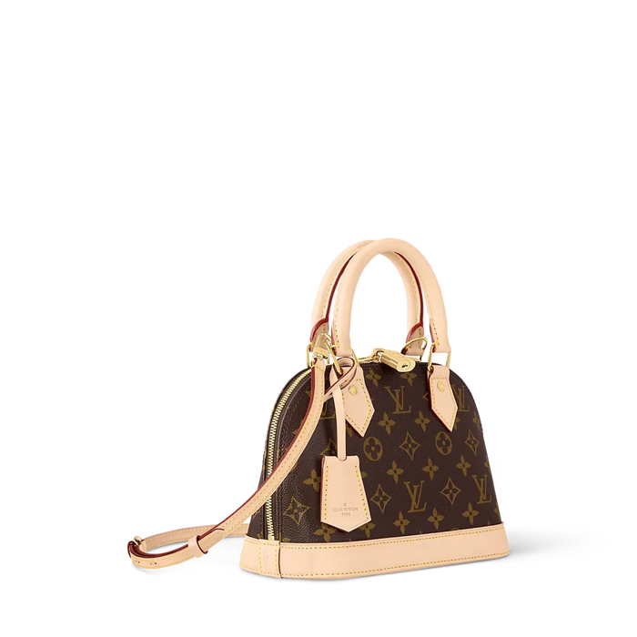 Lv Alma BB Monogram – Classic Vachetta Leather Trim
