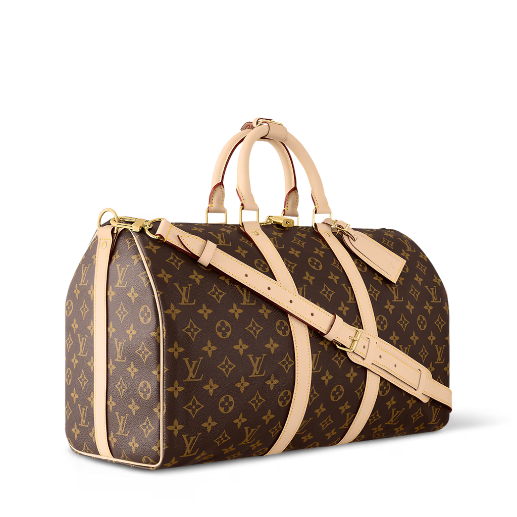 Lv Keepall Bandoulière Monogram Canvas Duffle Bag