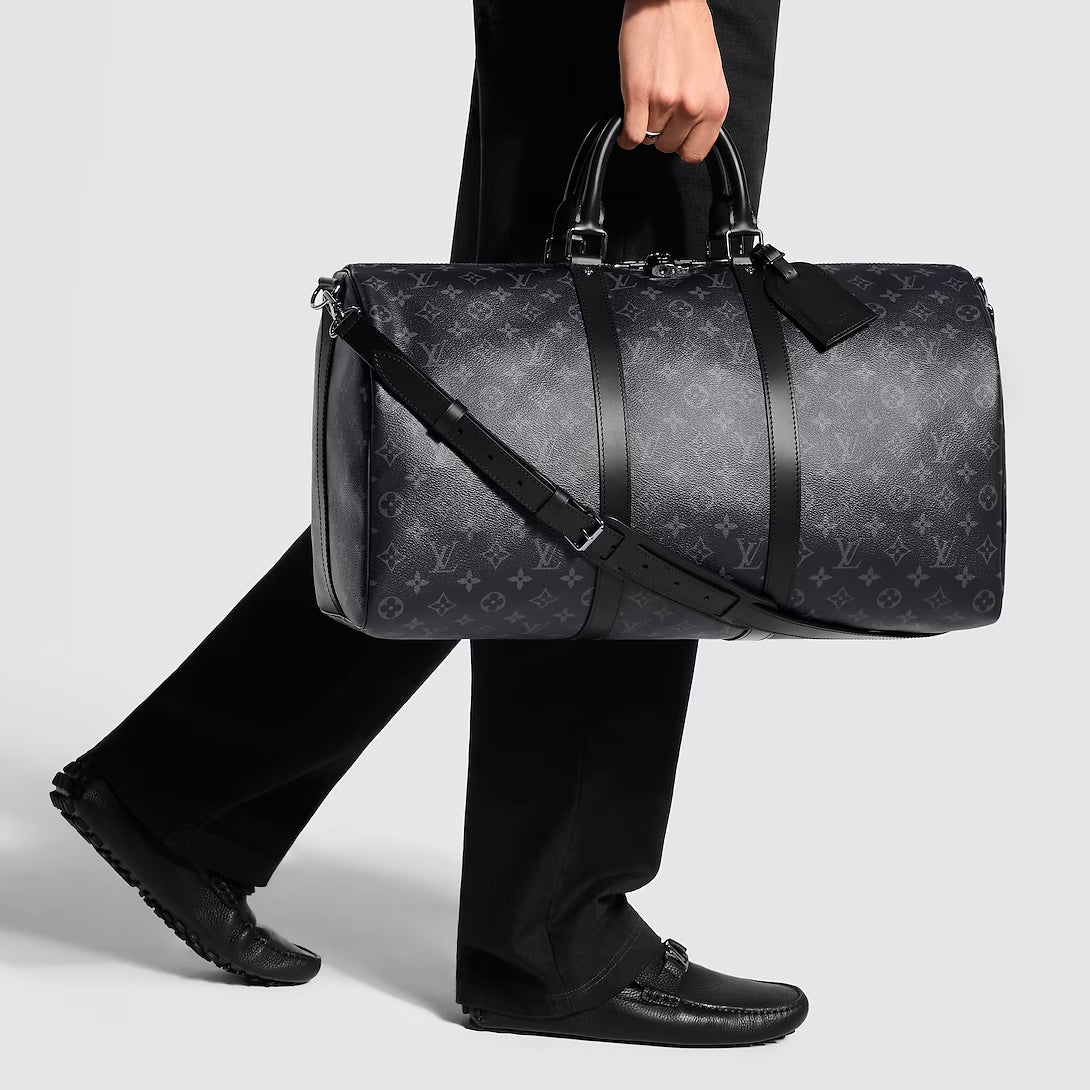 Lv Keepall Bandoulière Monogram Canvas Duffle Bag