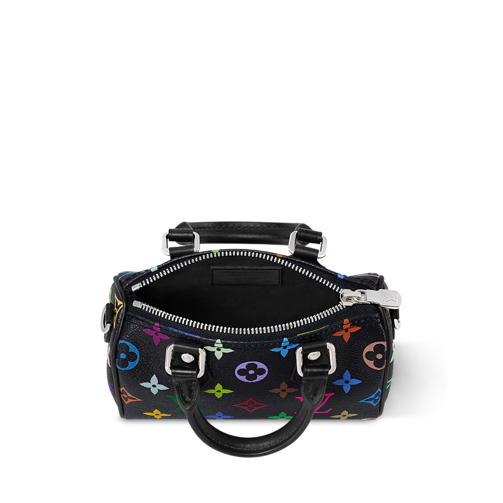 Lv – Mini Speedy Multicolour Monogram (Black)