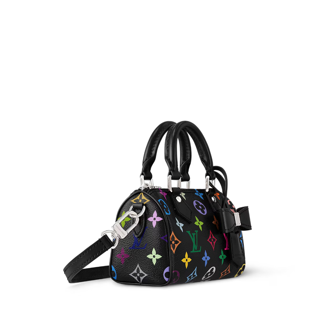 Lv – Mini Speedy Multicolour Monogram (Black)