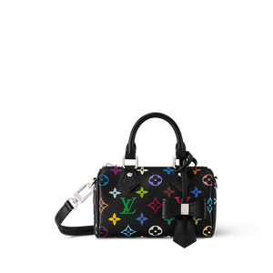 Lv – Mini Speedy Multicolour Monogram (Black)