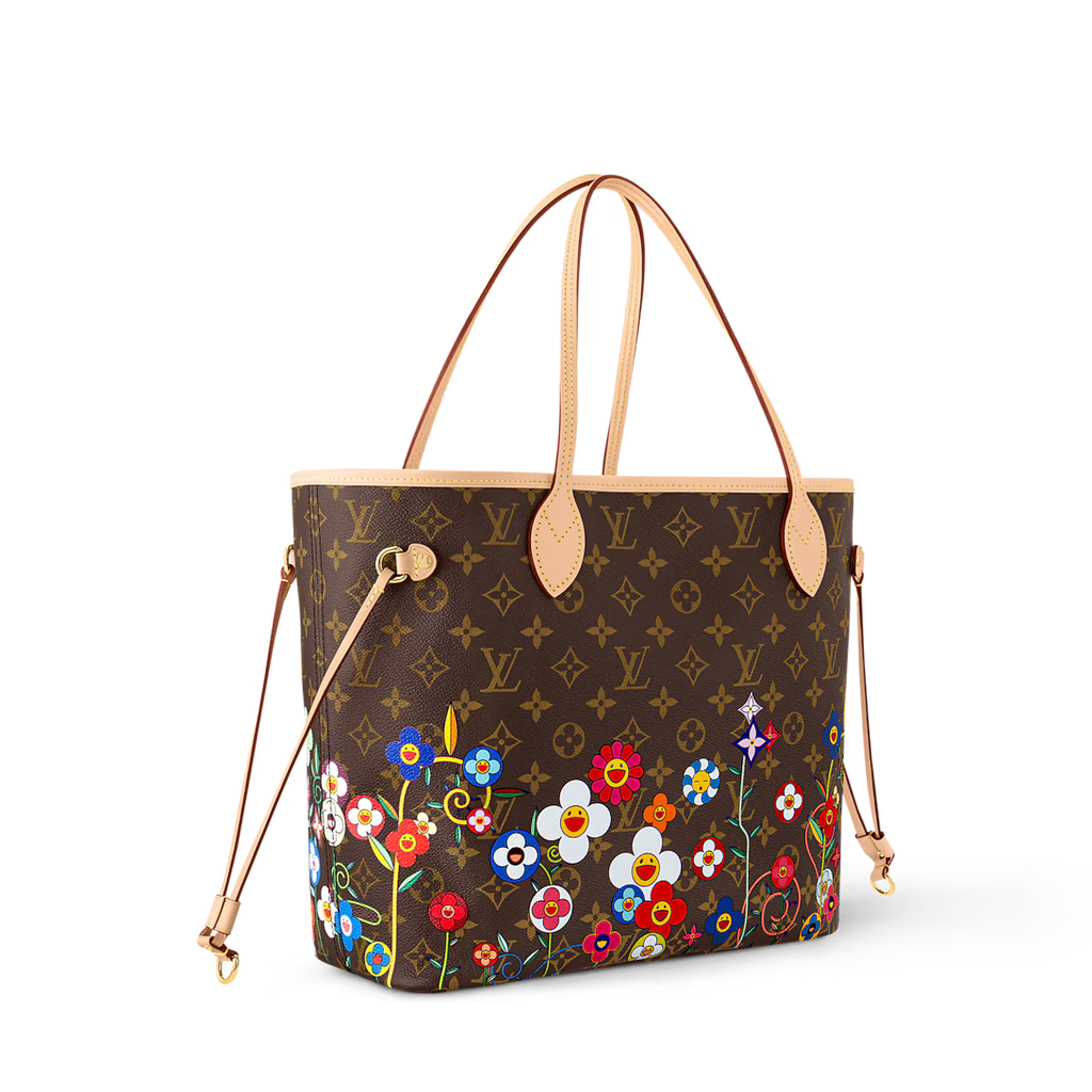 Lv Multicolor Monogram Floral Neverfull