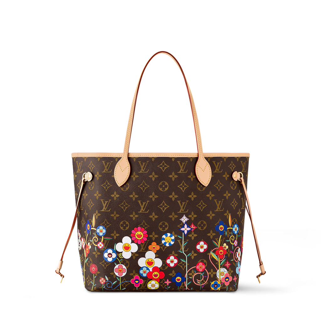 Lv Multicolor Monogram Floral Neverfull