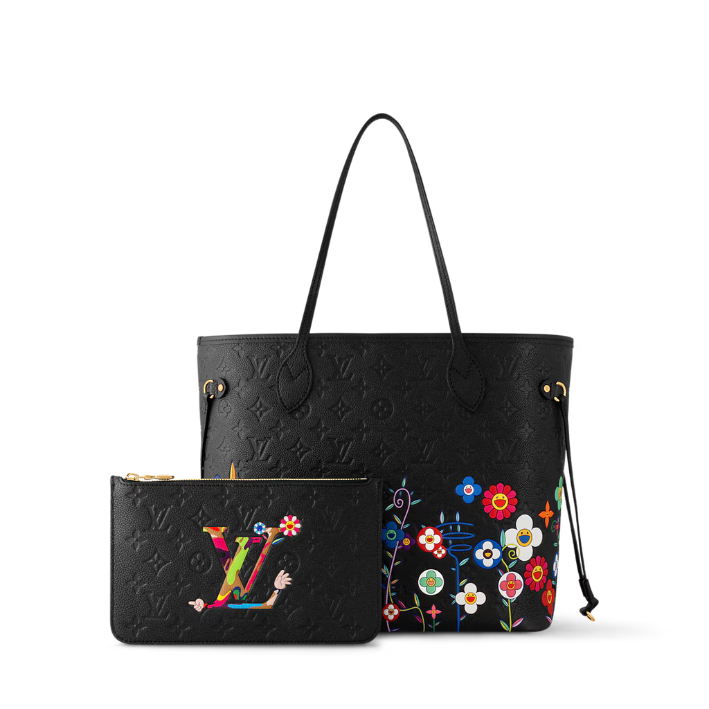 Lv Multicolor Monogram Floral Neverfull