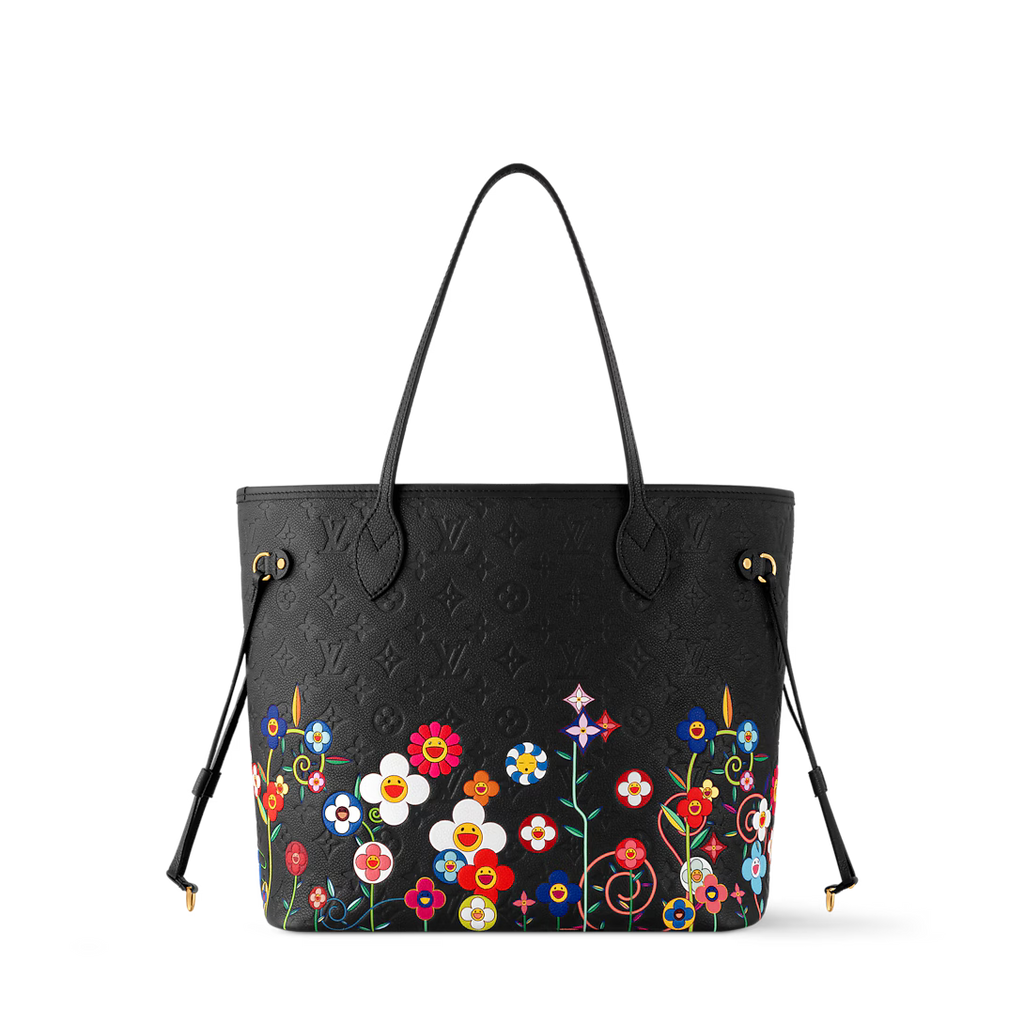 Lv Multicolor Monogram Floral Neverfull