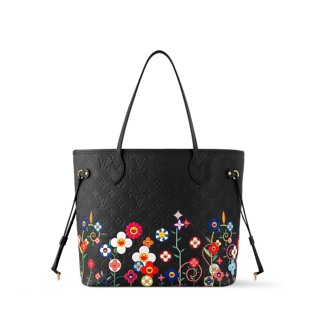 Lv Multicolor Monogram Floral Neverfull