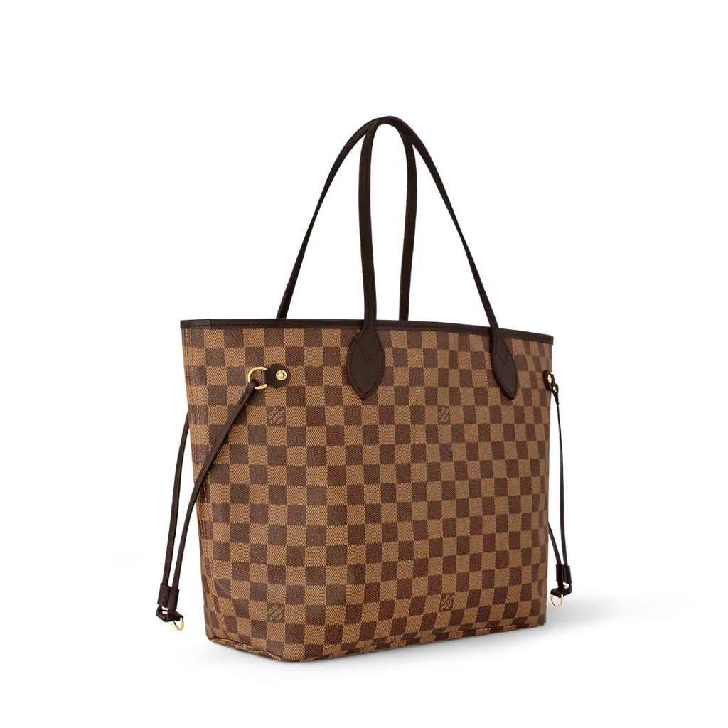 Lv Damier Neverfull Pink Interior Tote Bag