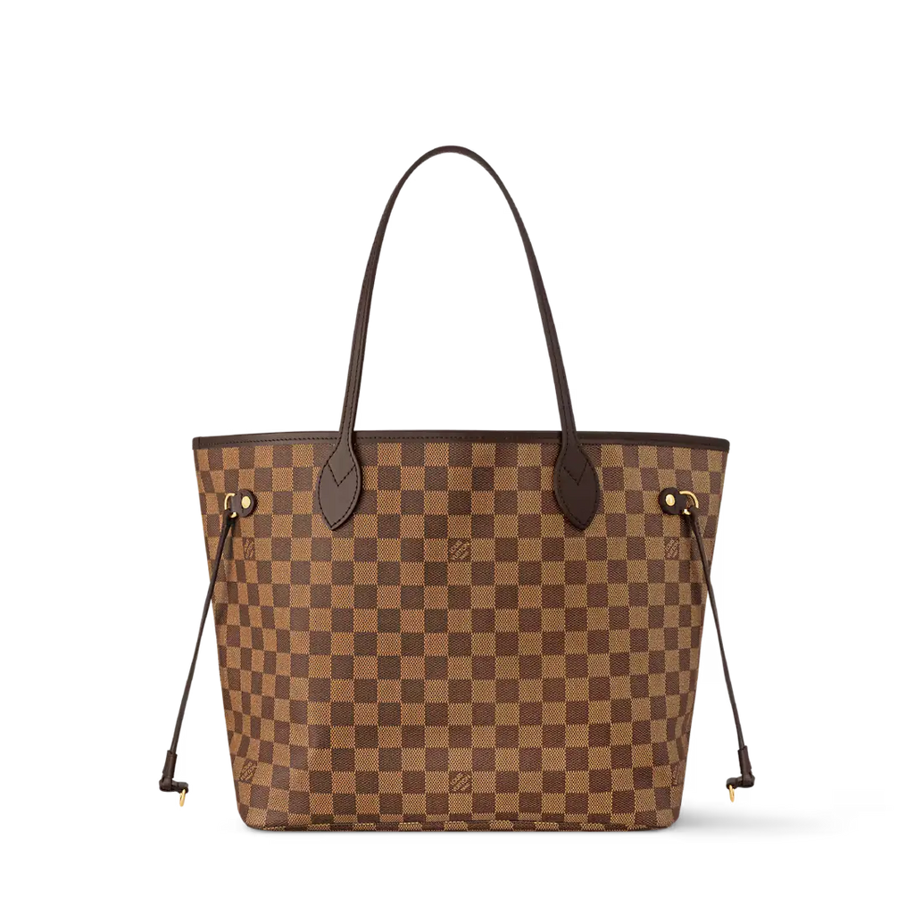 Lv Damier Neverfull Pink Interior Tote Bag